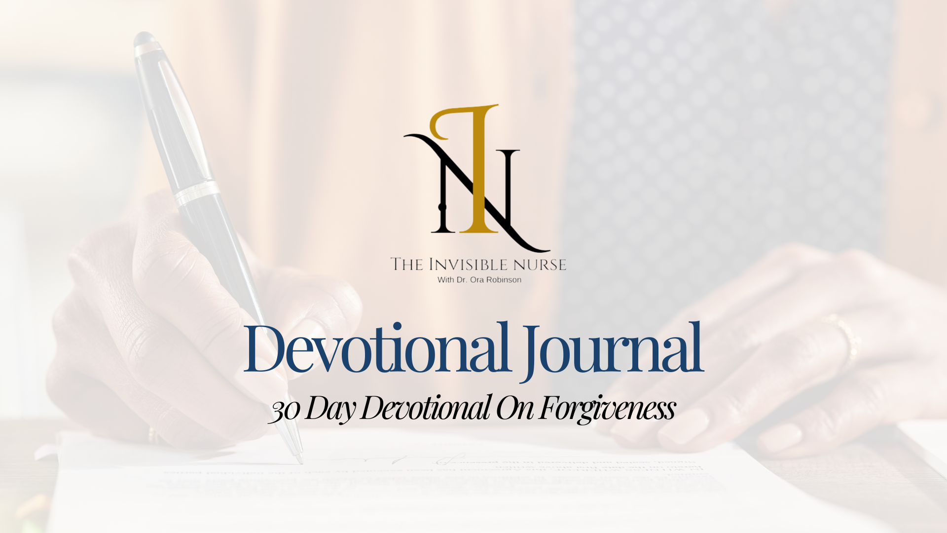 DEVOTIONAL JOURNAL - DR. ORA ROBINSON